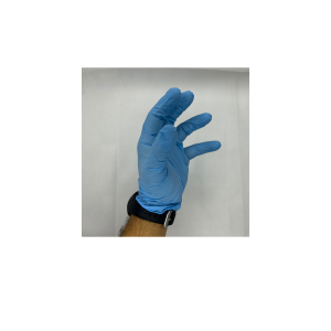 Guanti in nitrile blu